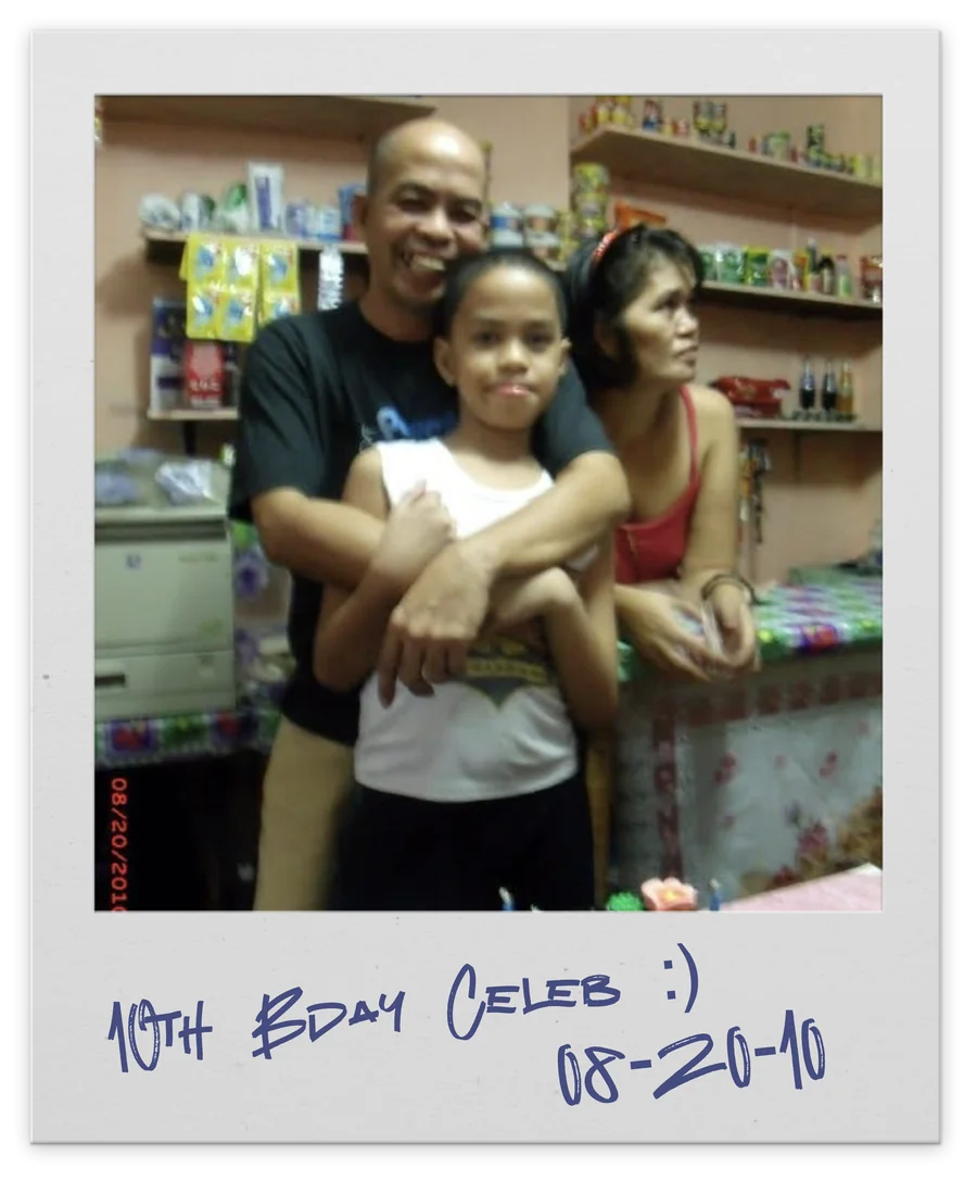 Mark's 10th birthday celebration, August 2010