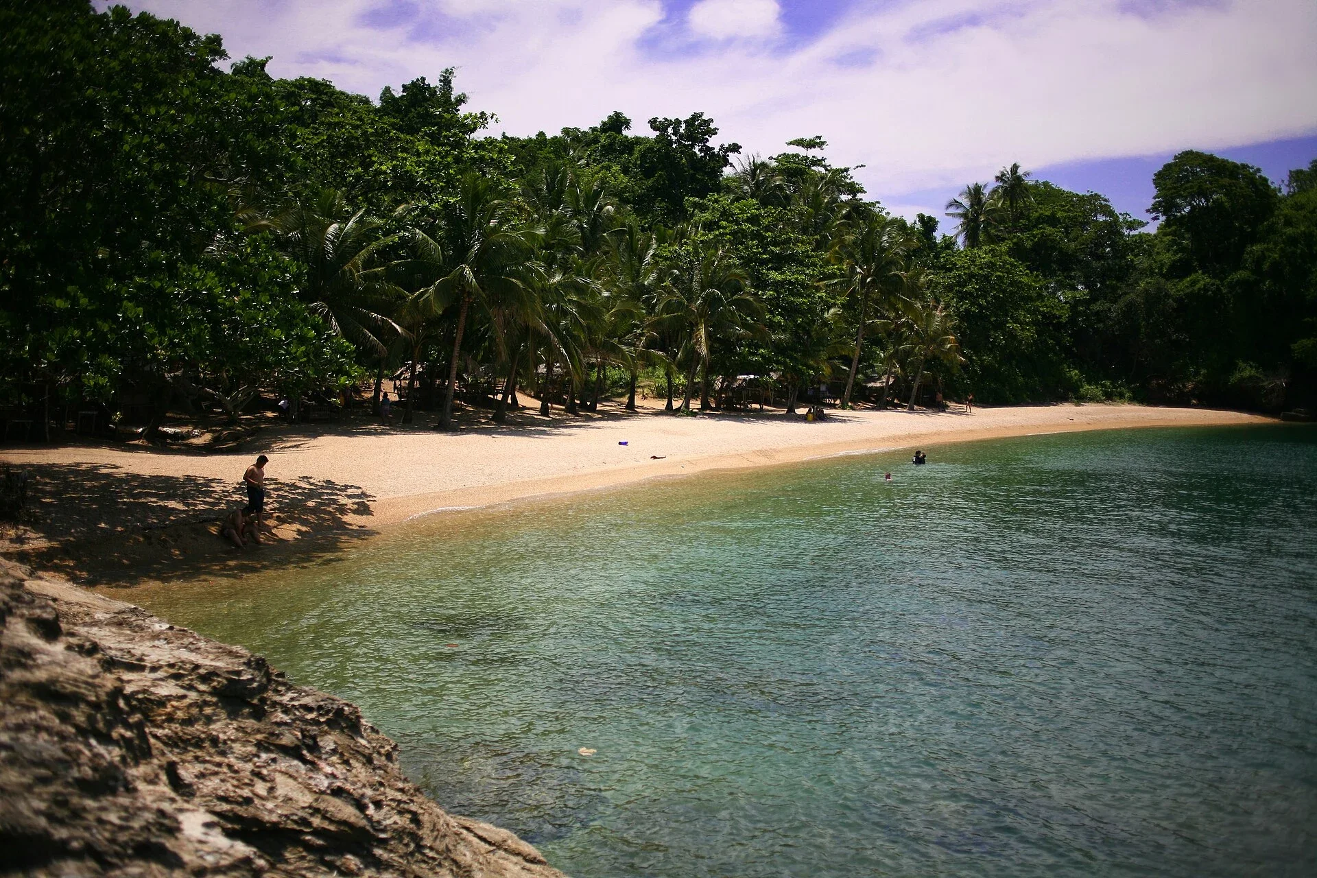 A sheltered cove in Puerto Galera